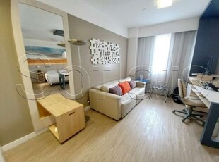 Flat no comfort alphaville com 28m², 1 dormitório e 1 vaga para locação com entrada imediata