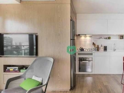 Apartamento com 1 dormitório para alugar, 58 m² por R$ 7.583/mês - Vila Madalena - São Pau