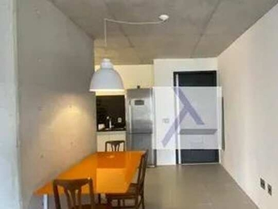 Apartamento com 1 dormitório para alugar, 70 m² por R$ 6.446,36/mês - Brooklin - São Paulo