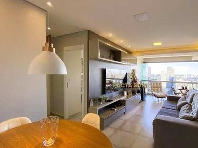Apartamento com 2 dormitórios (1 suíte), sala, 2 vagas, 78 m² - venda por R$ 1.400.000 ou