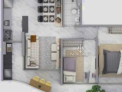 Apartamento com 2 dormitórios, 70 m² - venda por R$ 1.000.000 ou aluguel por R$ 6.200/mês