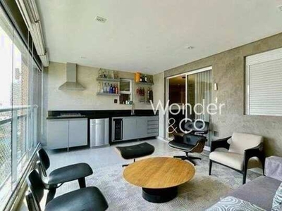 Apartamento com 2 dormitórios para alugar, 107 m² por R$ 14.554,00/mês - Brooklin Novo - S