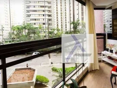 Apartamento com 2 dormitórios para alugar, 110 m² por R$ 12.500/mês - Moema - São Paulo/SP