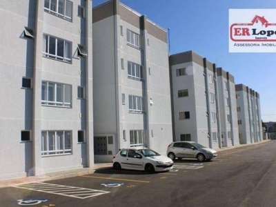 Apartamento com 2 dormitórios para alugar, 52 m² por r$ 700/mês - tanguá - almirante tamandaré/pr