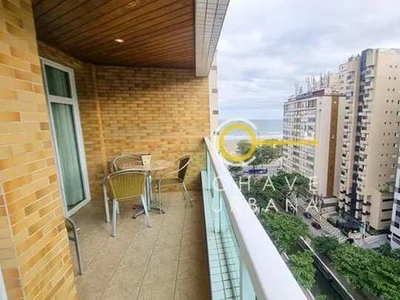 Apartamento com 3 dormitórios para alugar, 141 m² por R$ 6.500,00/mês - Pompéia - Santos/S