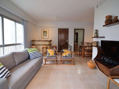 Apartamento com 4 dormitórios, 130 m² - venda por r$ 695.000,00 ou aluguel por r$ 5.202,00/mês - pitangueiras - guarujá/sp