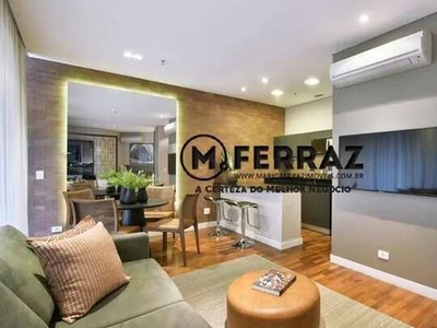 Apartamento de 65m² para locação, 1 vaga ao lado da Av. Faria Lima