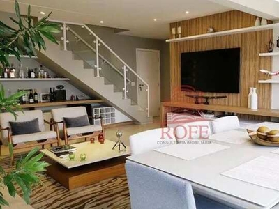 Apartamento Duplex com 2 dormitórios, 160 m² - venda por R$ 2.650.000,00 ou aluguel por R