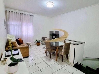 Casa com 3 dormitórios à venda, 99 m² por r$ 497.000,00 - embaré - santos/sp