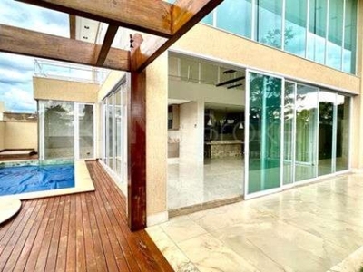 Casa em condomínio fechado com 5 quartos à venda na rodovia ggc24, sn, portal do sol green, goiânia, 464 m2 por r$ 3.800.000