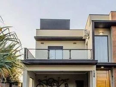 Casa moderna com 3 suítes para locação e venda no Condomínio Portal do Bosque - Louveira