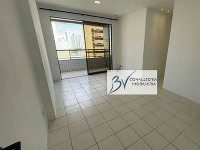 Apartamento 85 metros, 03 quartos, sendo 01 suite, andar alto, ventilado, lazer completo