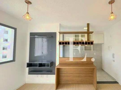 Apartamento com 1 dormitório para alugar, 30 m² por R$ 2.533/mês - Barra Funda - São Paulo