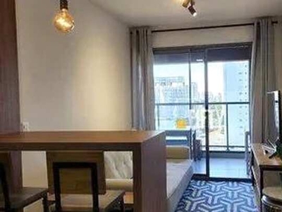Apartamento com 1 dormitório para alugar, 41 m² por R$ 5.300,00/mês - Santo Amaro - São Pa