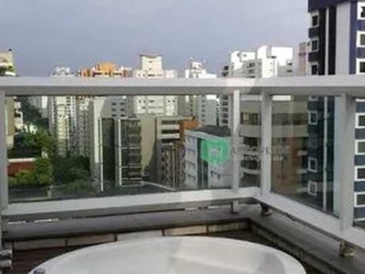 Apartamento com 1 dormitório para alugar, 44 m² por R$ 4.838,00/mês - Moema - São Paulo/SP