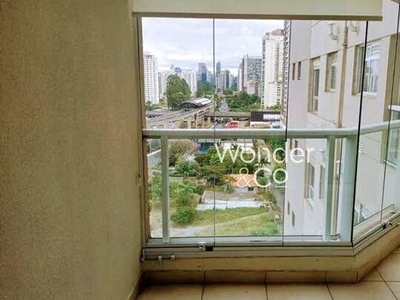 Apartamento com 1 dormitório para alugar, 49 m² por R$ 3.722/mês - Campo Belo - São Paulo