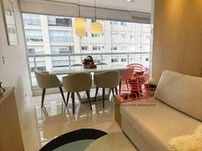 Apartamento com 1 dormitório para alugar, 49 m² por R$ 5.820,00/mês - Campo Belo - São Pau