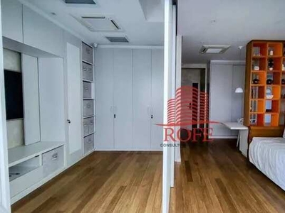 Apartamento com 1 dormitório para alugar, 50 m² por R$ 4.900,00/mês - Campo Belo - São Pau