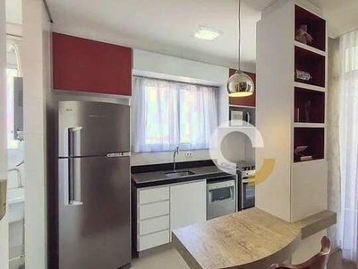 Apartamento com 1 dormitório para alugar, 51 m² por R$ 4.224,00/mês - Cambuí - Campinas/SP