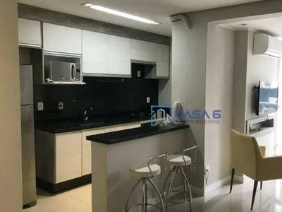 Apartamento com 1 dormitório para alugar, 52 m² por R$ 4.050,00/mês - Jardim Anália Franco