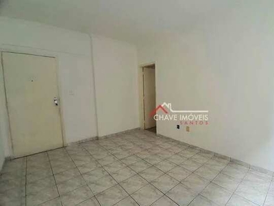 Apartamento com 1 dormitório para alugar, 53 m² por R$ 2.200,02/mês - Pompéia - Santos/SP