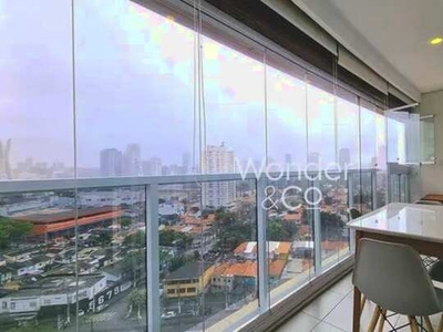 Apartamento com 1 dormitório para alugar, 55 m² por R$ 5.333,00/mês - Brooklin - São Paulo