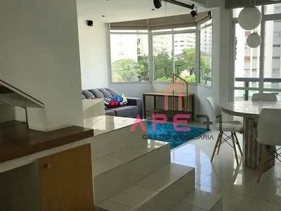 Apartamento com 1 dormitório para alugar, 96 m² por R$ 7.625,00/mês - Bela Vista - São Pau
