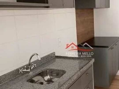 Apartamento com 2 dormitórios para alugar, 46 m² por R$ 2.300,00/mês - Serpa - Caieiras/SP