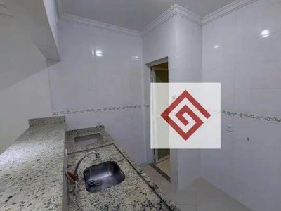 Apartamento com 2 dormitórios para alugar, 50 m² por R$ 1.839,36/mês - Vila Camilópolis