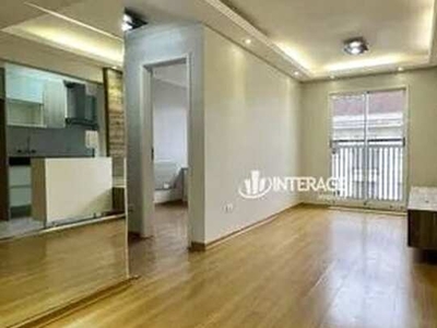 Apartamento com 2 dormitórios para alugar, 54 m² por R$ 2.612,00/mês - São Braz - Curitiba