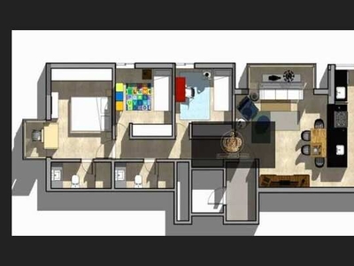 Apartamento com 3 dormitórios, 100 m² - venda por R$ 1.350.000 ou aluguel por R$ 6.737/mês