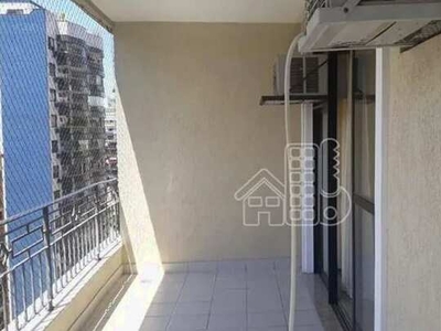 Apartamento com 3 dormitórios para alugar, 120 m² por R$ 5.137,83/mês - Icaraí - Niterói/R