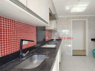 Apartamento com 3 dormitórios para alugar, 74 m² por R$ 2.137,00/mês - Jardim Testae - Gua