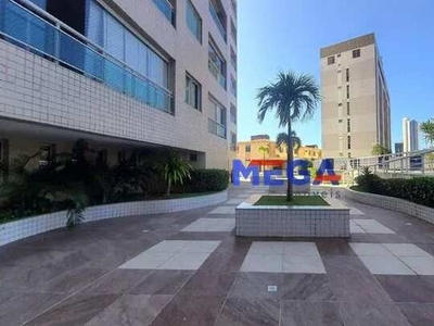 Apartamento com 3 dormitórios para alugar, 83 m² por R$ 3.191,71/mês - Centro - Fortaleza