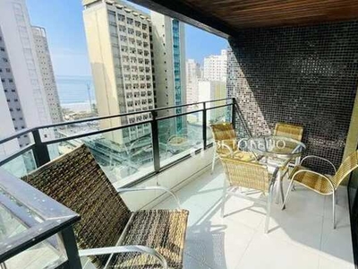 Apartamento com 3 dormitórios para alugar, 90 m² por R$ 4.200,00/mês - Astúrias - Guarujá