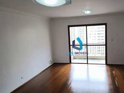 Apartamento com 3 quartos para alugar, 130 m² por R$ 8.391/mês - Moema Índios - São Paulo