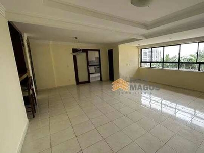 Apartamento com 3 suítes para alugar, 180 m² por R$ 3.600/mês - Petrópolis - Natal/RN