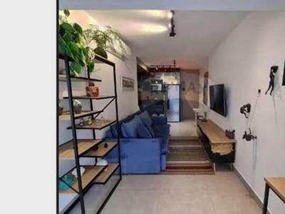 Apartamento mobiliado e decorado com 41m² e 1 vaga Bela Vista