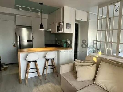 Apartamento para locação 1 suíte, 1 vaga, 1 banheiro, 40m , Brooklin Paulista, São Paulo,S