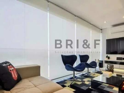 Apartamento para locação 54m², 1 suíte, mobiliado, varanda integrada e 1 vaga. Brooklin, S