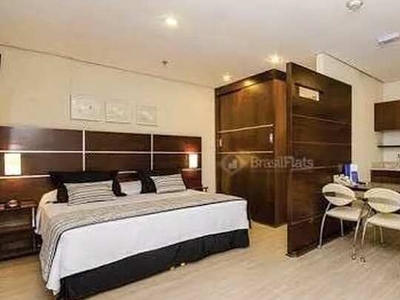 Flat com 1 dormitório para alugar, 30 m² por R$ 3.500,00/mês - Chácara Santo Antônio - São