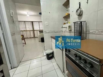 Kitnet com 1 dormitório para alugar, 28 m² por R$ 2.200/mês - Boqueirão - Praia Grande/SP