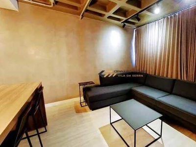 LOFT para locação 100% MOBILIADO de 1 quarto, 1 vaga próximo a savassi