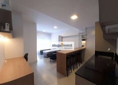 Studio com 1 dormitório para alugar, 30 m² por r$ 2.970,00/mês - pantanal - florianópolis/sc