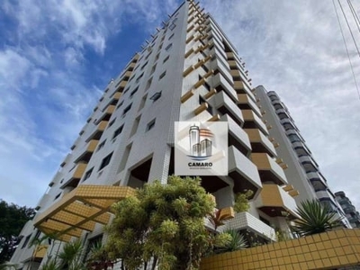 Apartamento com 2 dormitórios à venda, 80 m² por r$ 360.000,00 - vila guilhermina - praia grande/sp