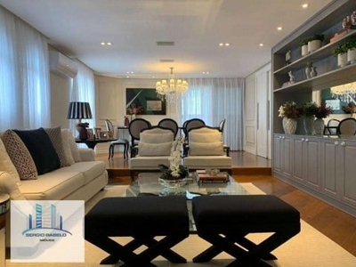 Apartamento com 4 dormitórios à venda, 275 m² por r$ 3.450.000,00 - moema - são paulo/sp