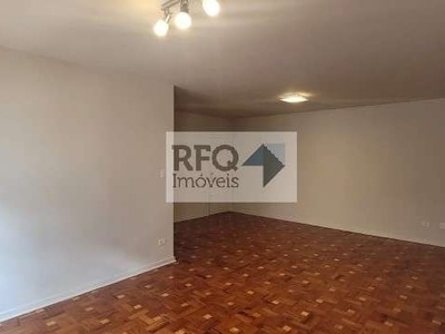 'ótimo apartamento na av. angélica , coração do bairro higienopolis , 10° andar , de fundos com 145m²!!