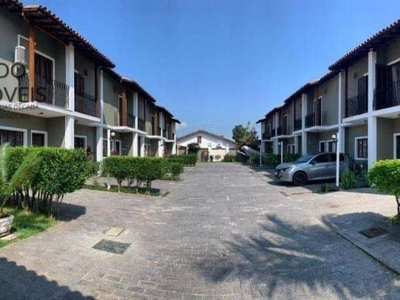 Village com 2 dormitórios para alugar, 58 m² por r$ 2.400/mês - centro - bertioga/sp