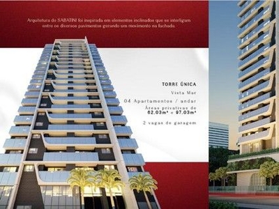 Apartamento para venda possui 62 metros quadrados com 2 quartos em Meireles - Fortaleza -