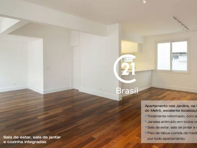 Apartamento com 3 dormitórios à venda, 153 m² por R$ 2.200.000,00 - Cerqueira César - São Paulo/SP